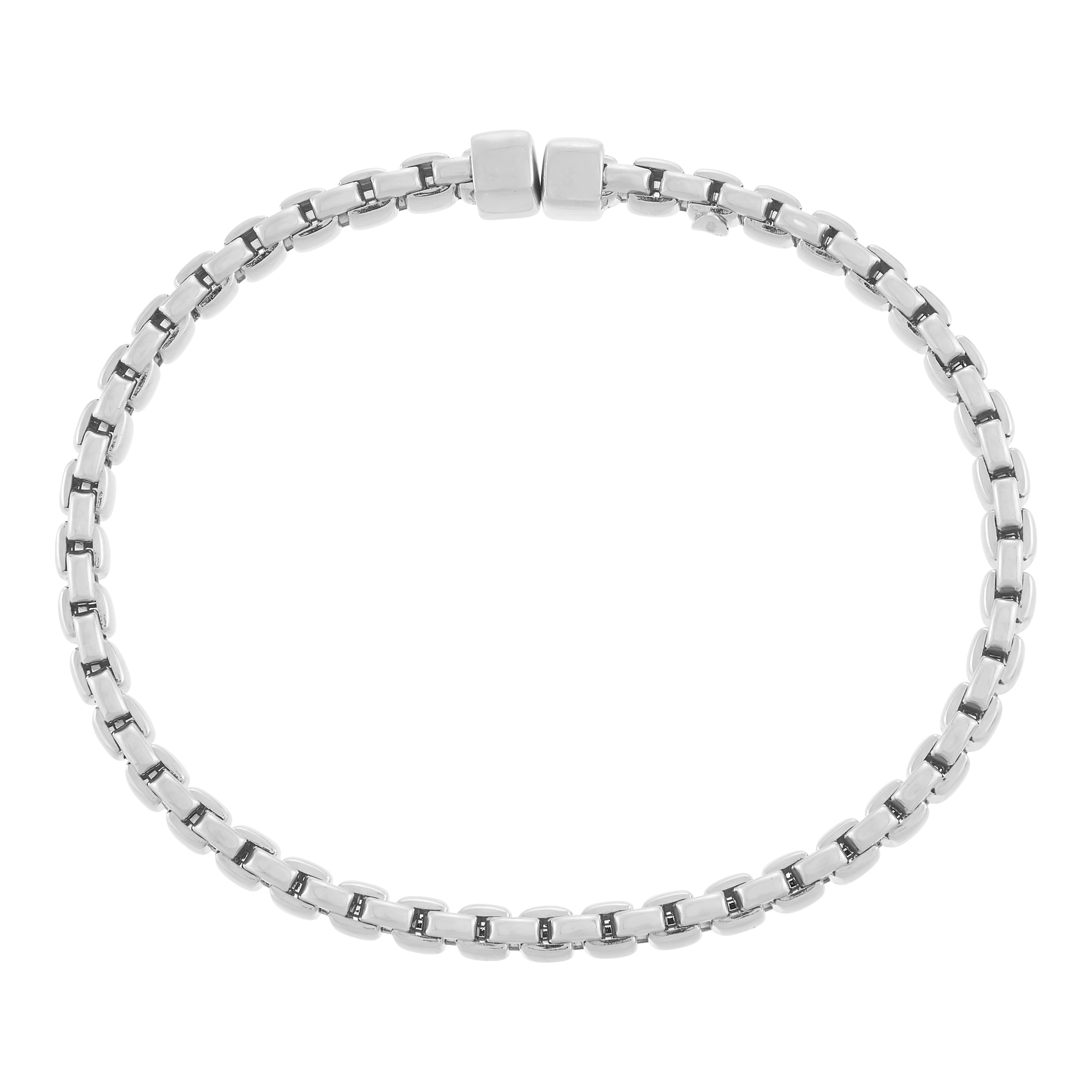 14k White Gold Cuff Bracelet