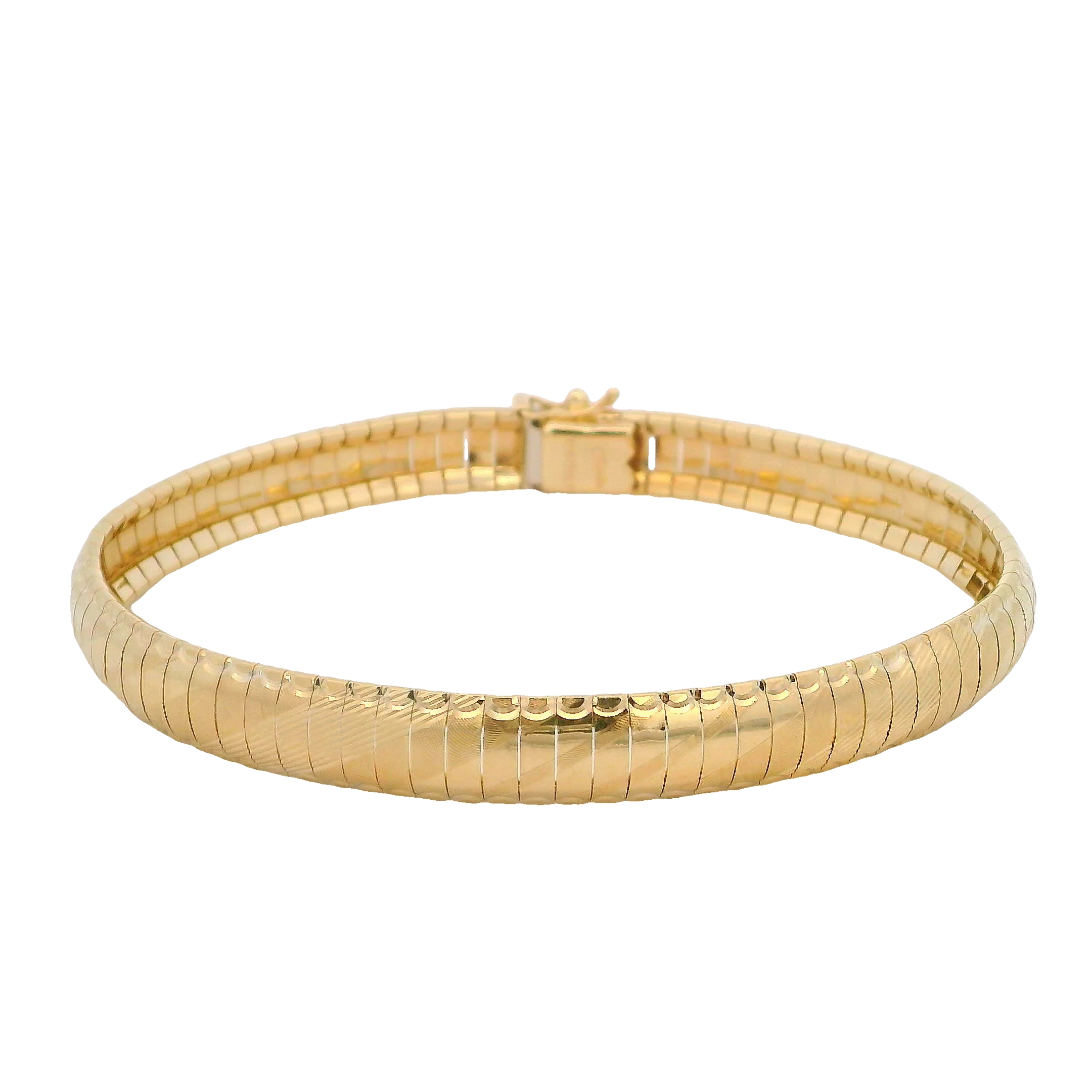 14k Yellow Gold Omega Bracelet