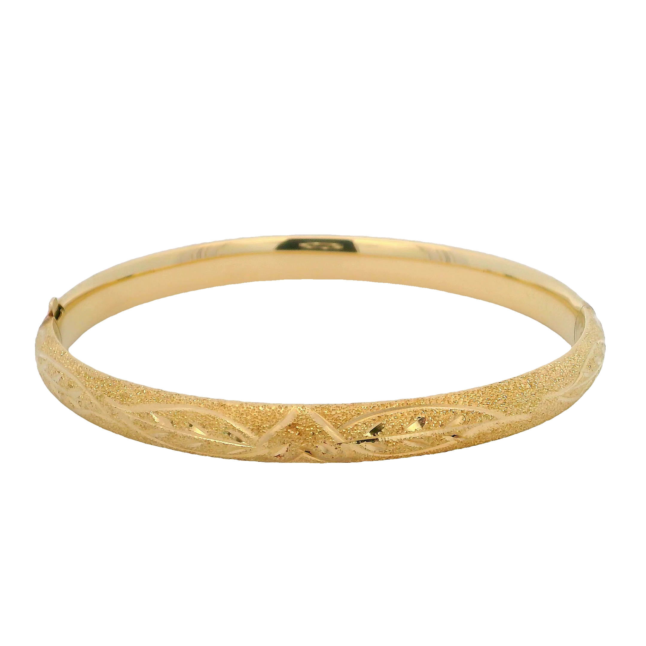 14k Yellow Gold Bangle Bracelet