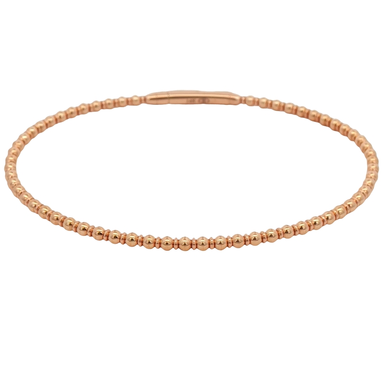 14k Rose Gold Bangle Bracelet