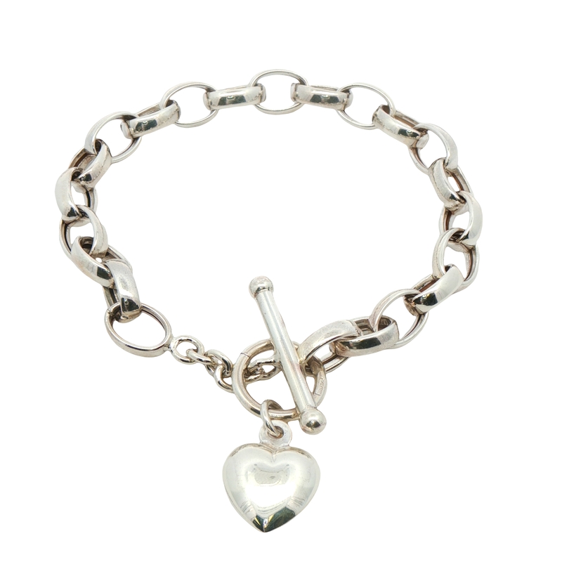 Sterling Silver Rolo Bracelet