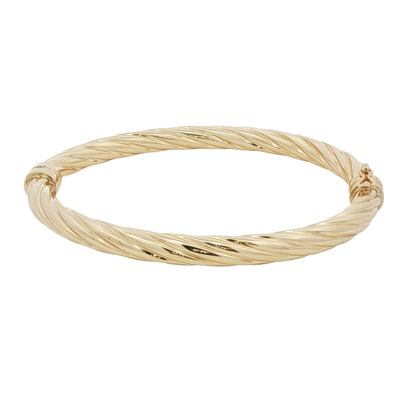 14k Yellow Gold Bangle Bracelet