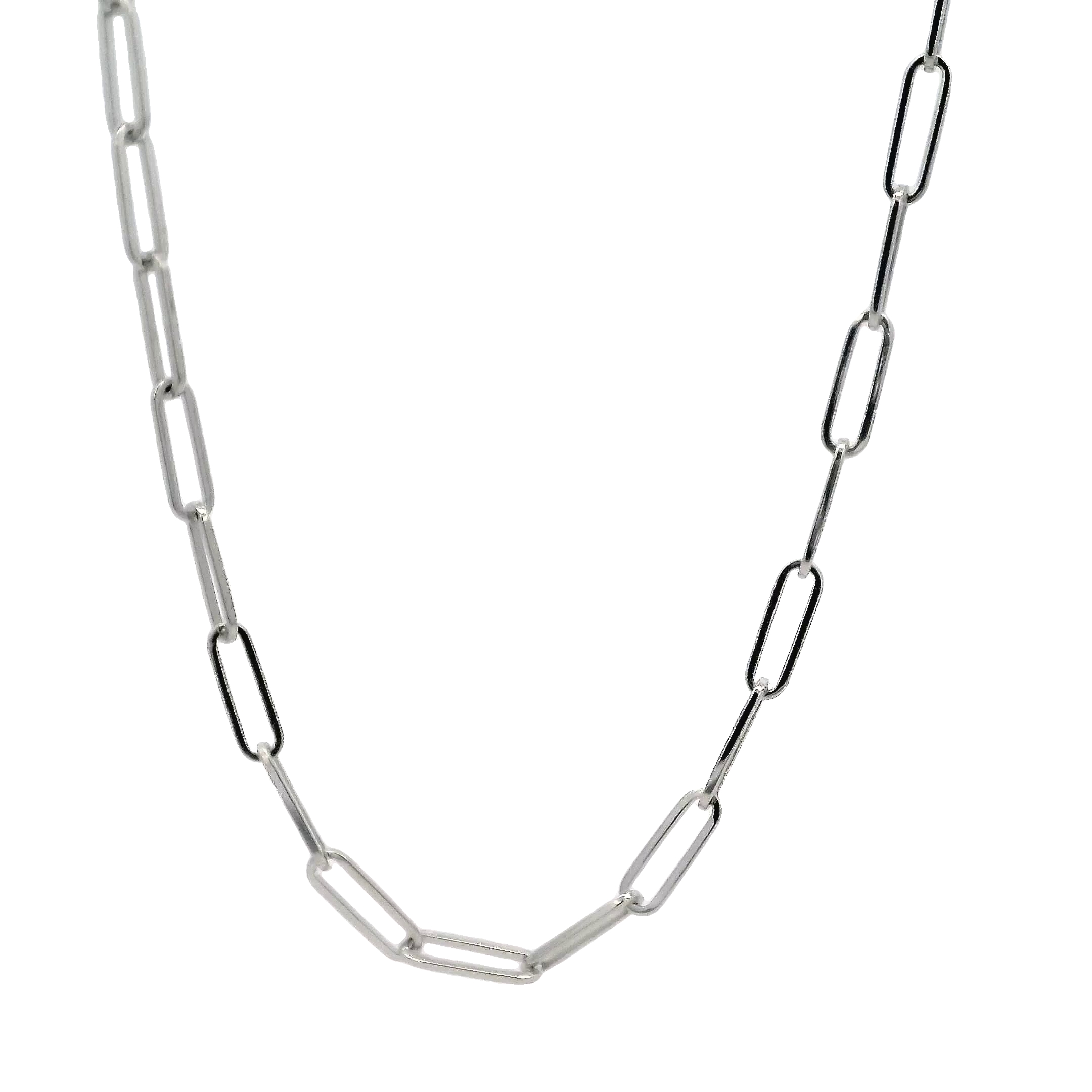 Sterling Silver Paperclip Chain