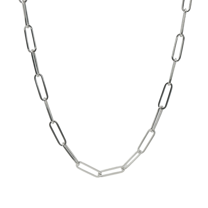 Sterling Silver Paperclip Chain
