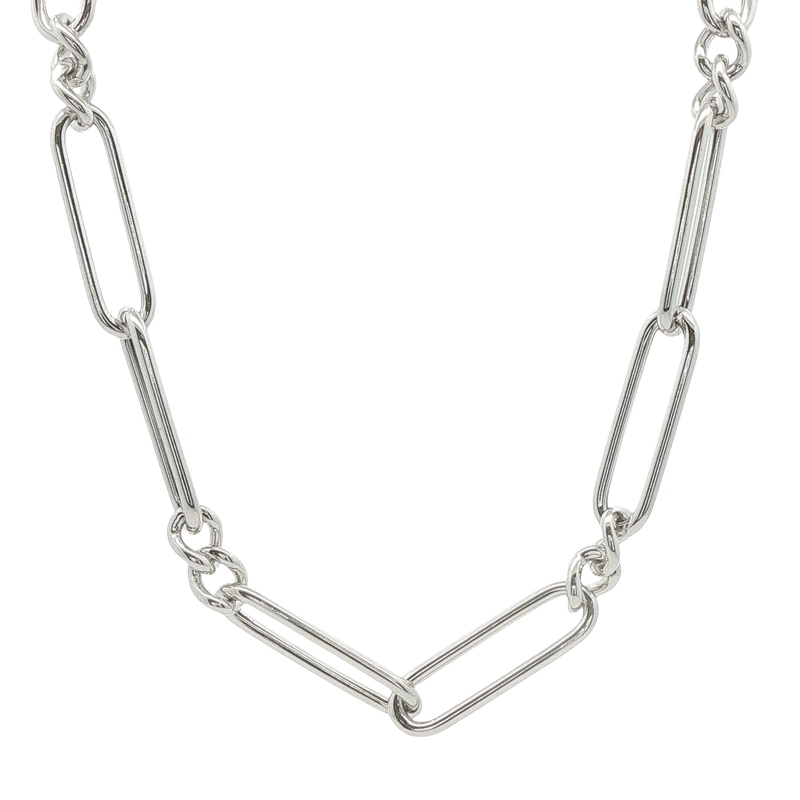 Sterling Silver Paperclip Chain