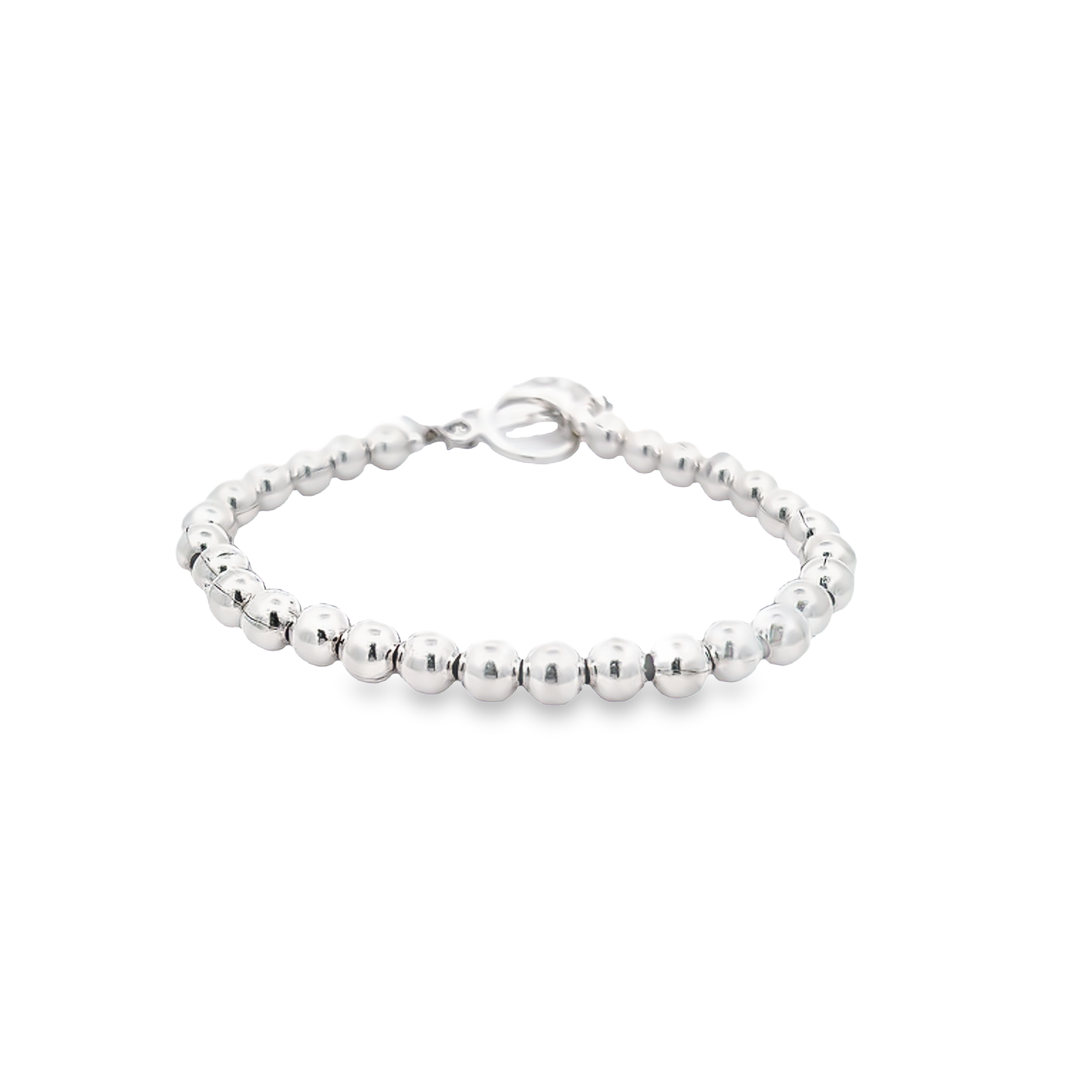 Sterling Silver Bead Bracelet