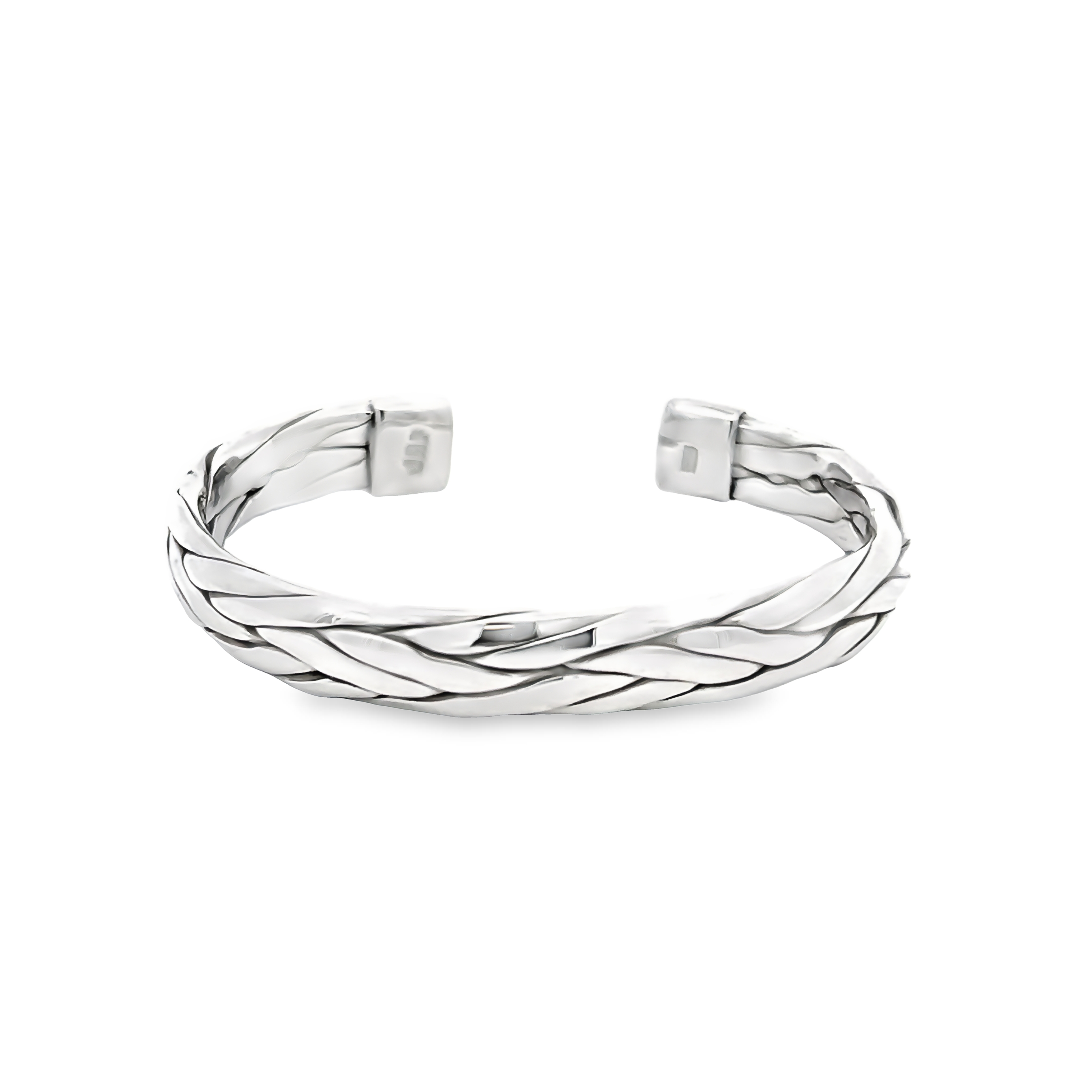 Silver Cuff Bangle Bracelet