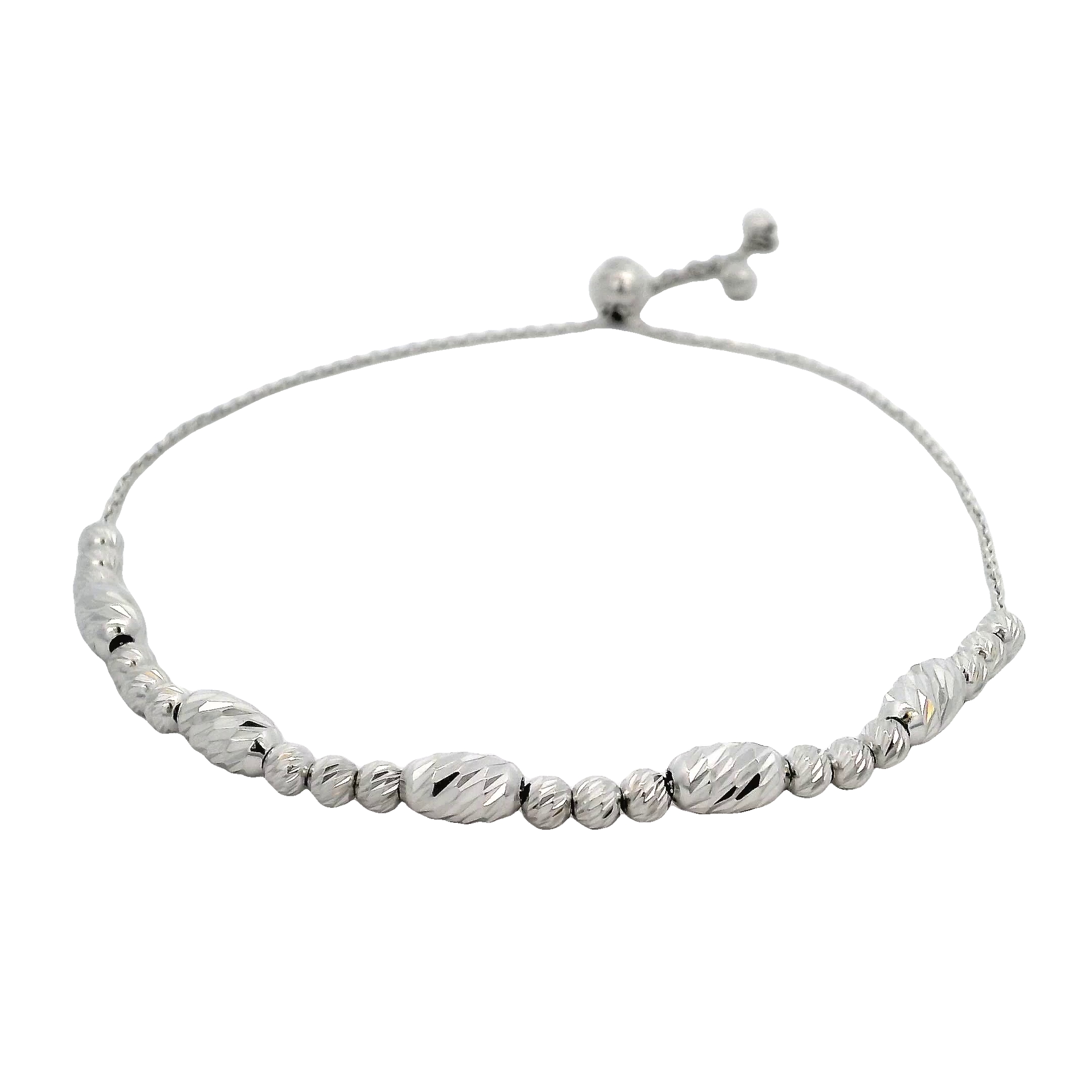 Sterling Silver Bead Bracelet