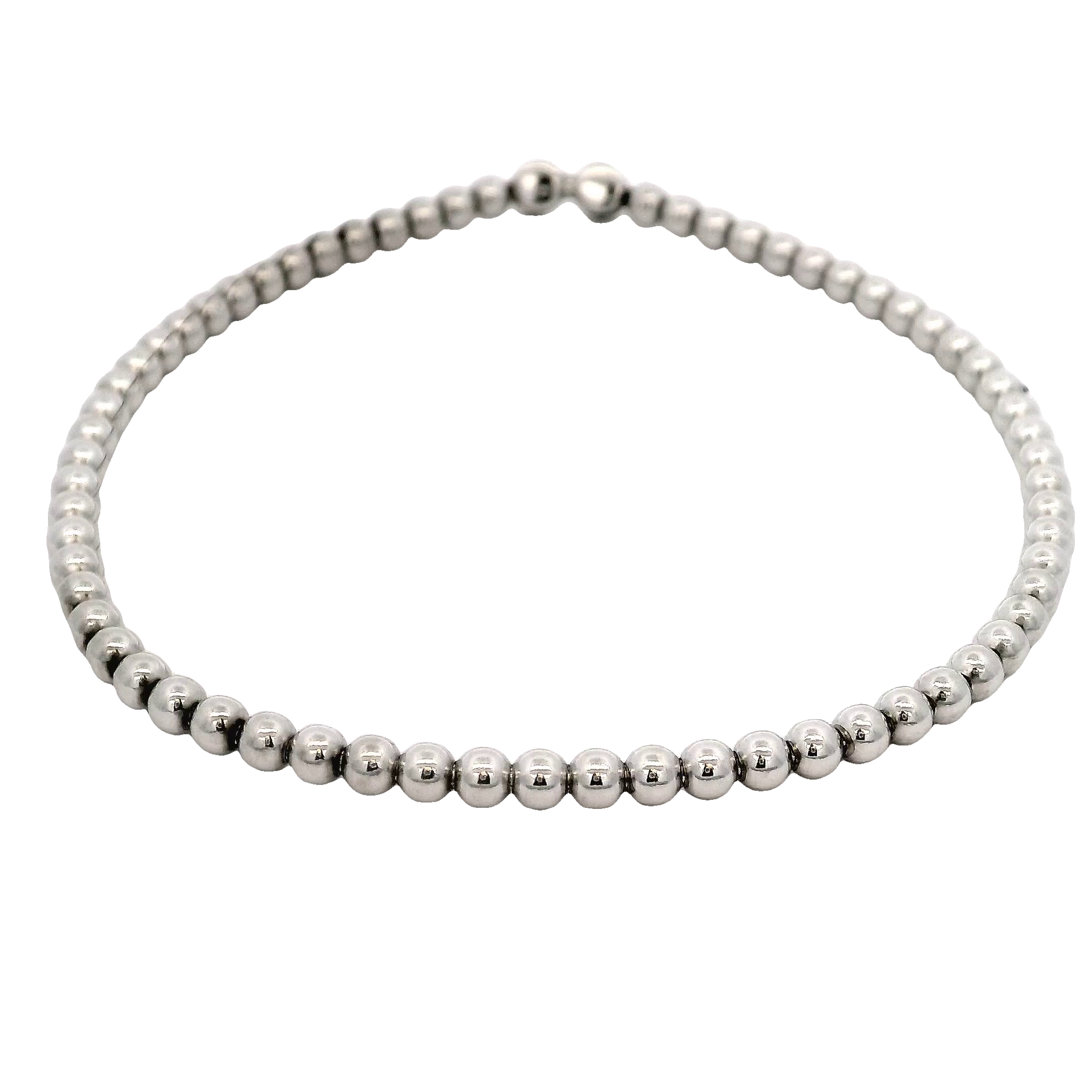 Sterling Silver Bead Bracelet