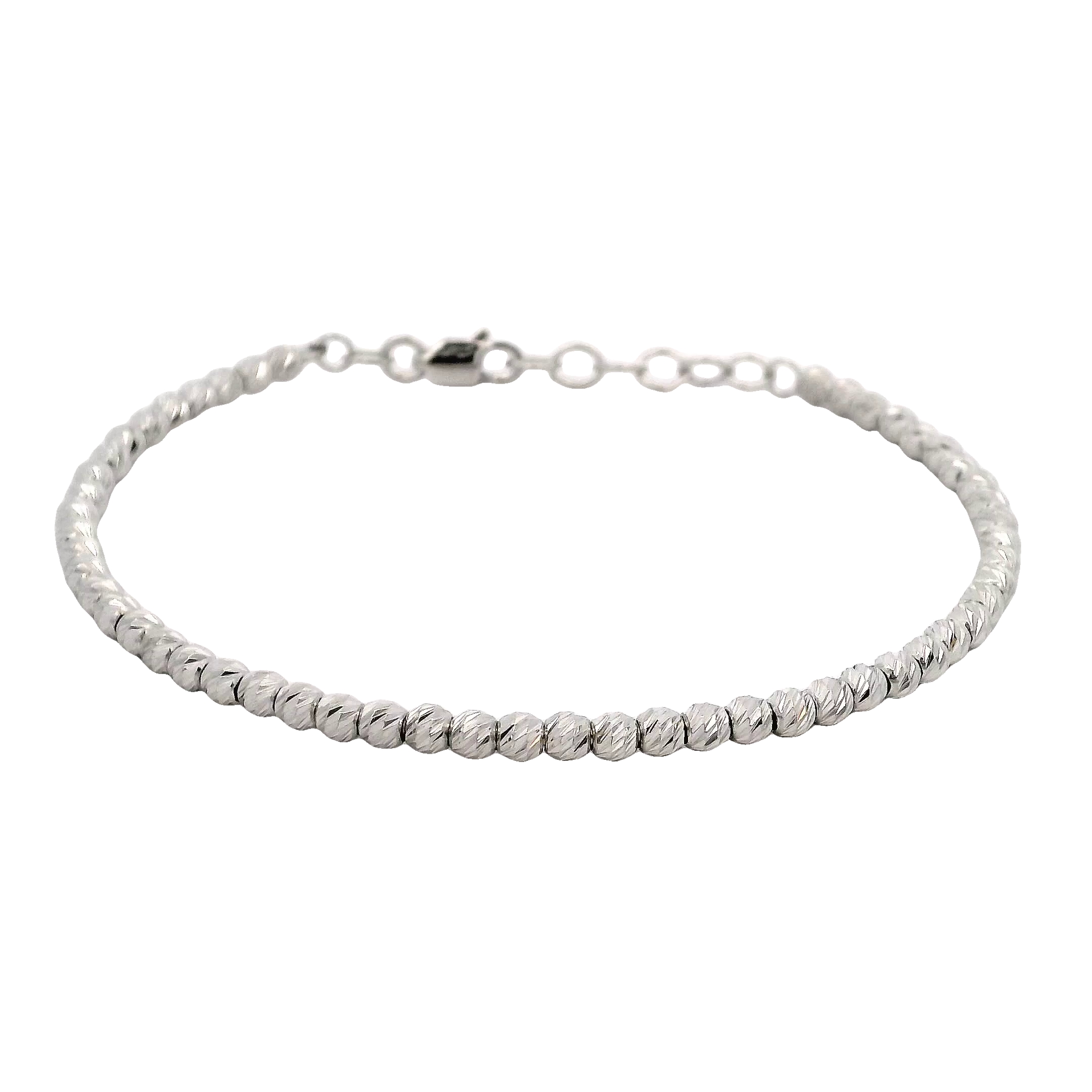 Sterling Silver Bead Bracelet
