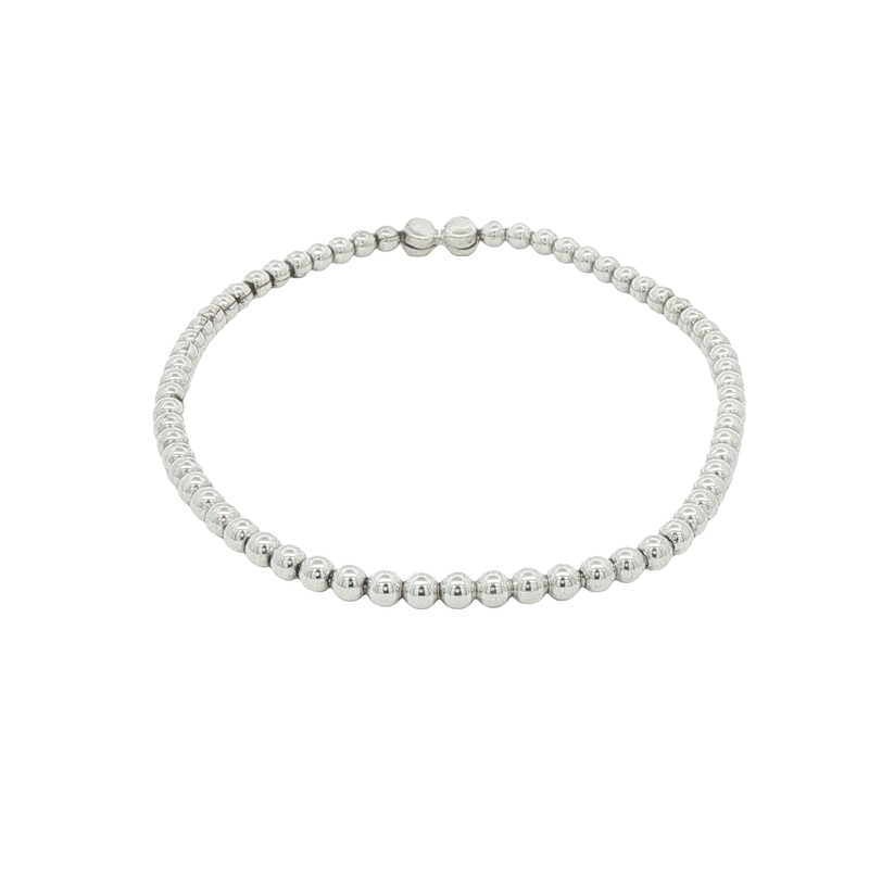 Sterling Silver Bead Bracelet