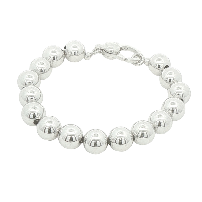 Sterling Silver Bead Bracelet
