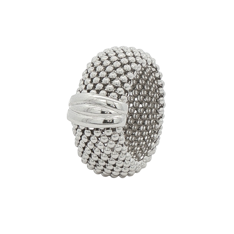 Sterling Silver Mesh Band