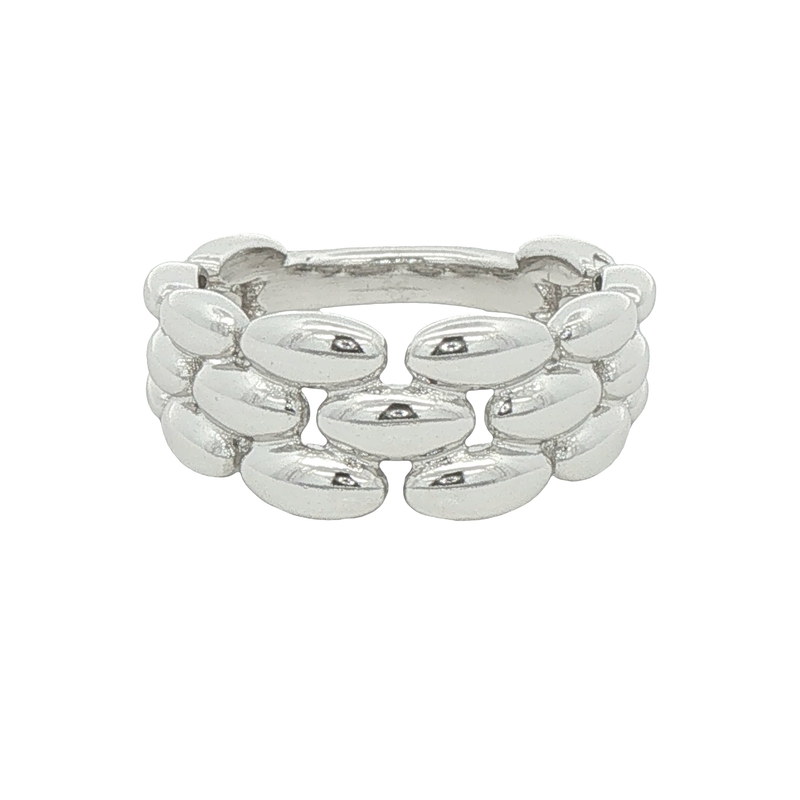 Sterling Silver Pebble Ring