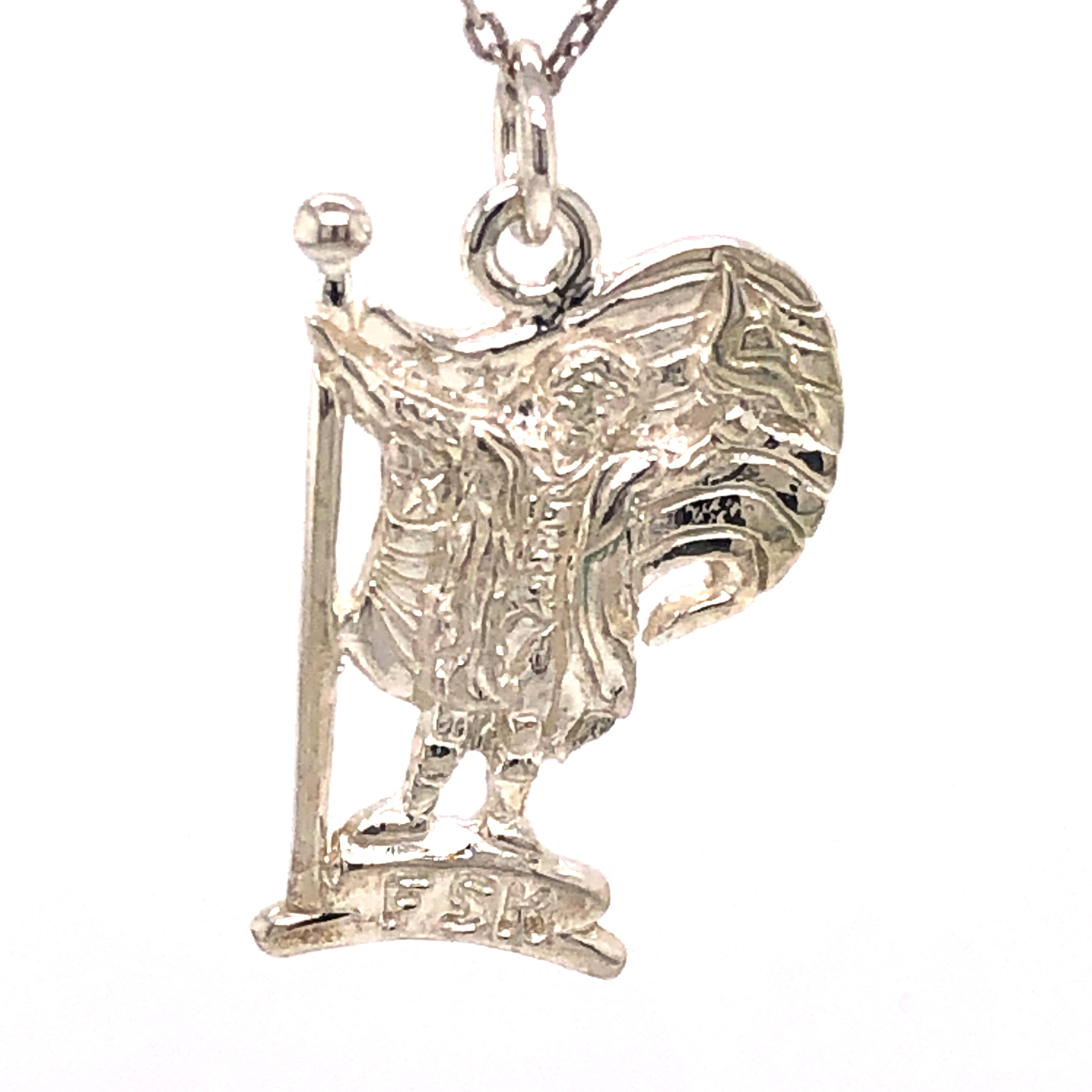 Ladies sterling FSK charm.