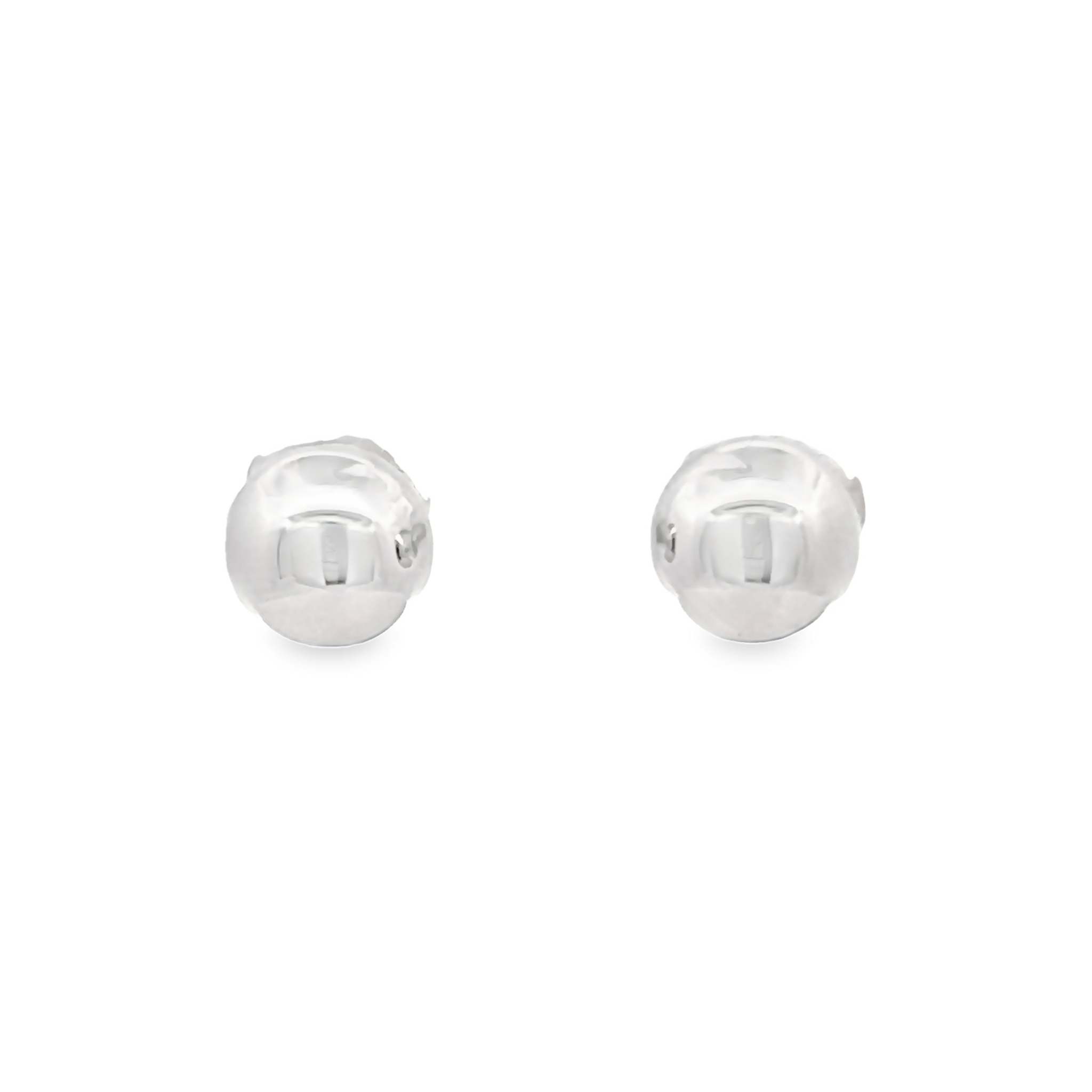 8mm Sterling Silver Ball Stud Earrings