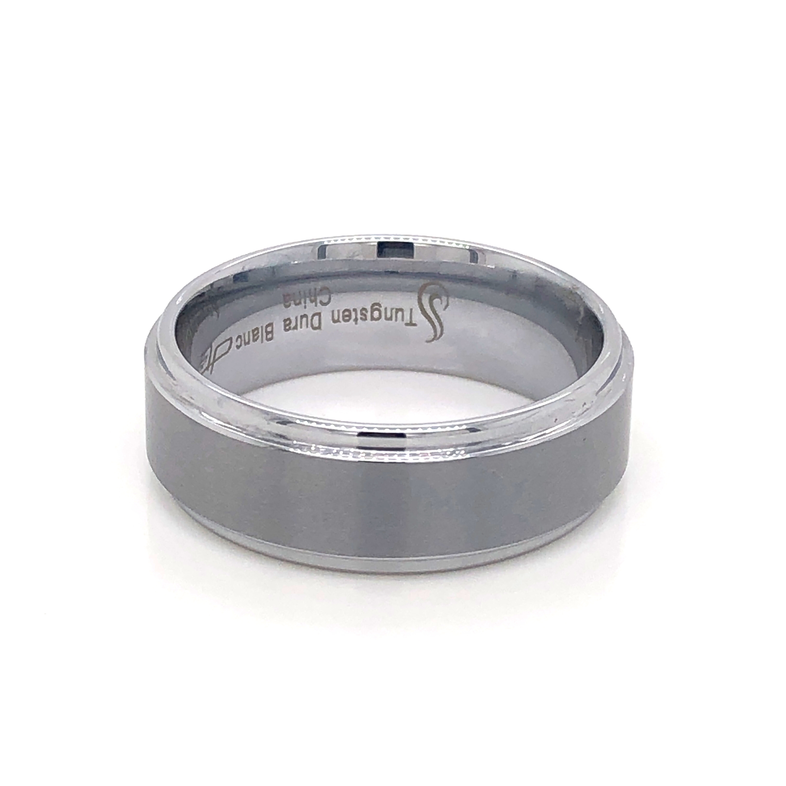 8mm Tungsten Wedding Band - Size 11