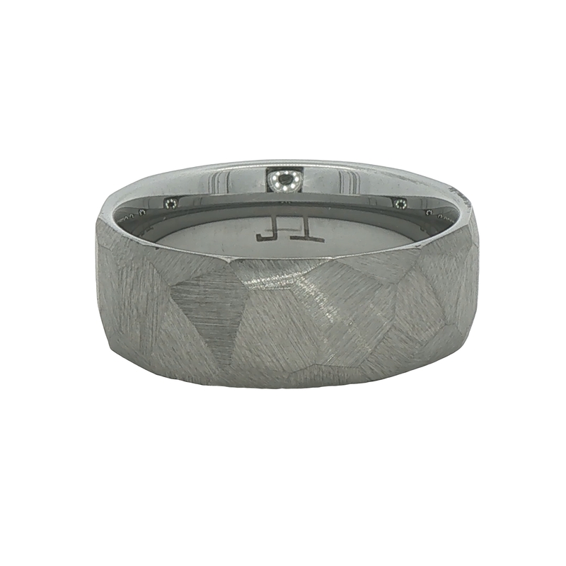 8mm Tungsten Carbide Wedding Band