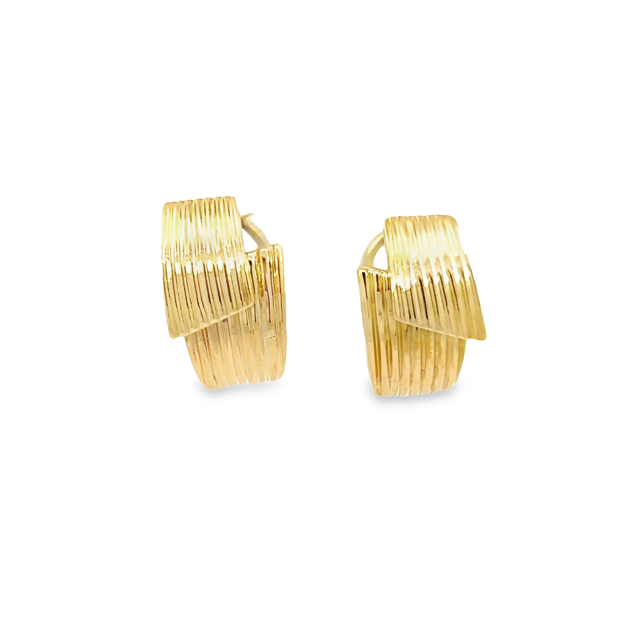 14k Yellow Gold Jacket Earrings