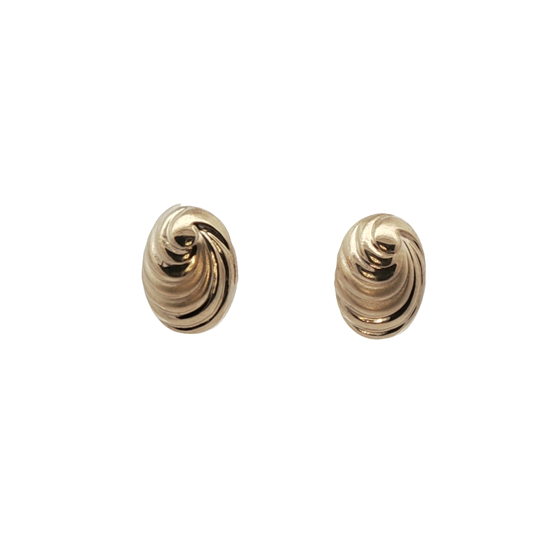 14k Yellow Gold Stud Earrings