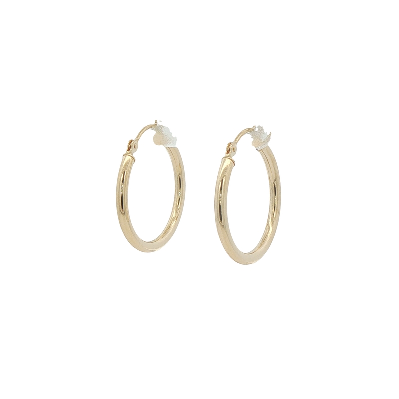 14k Yellow Gold Hoop Earrings