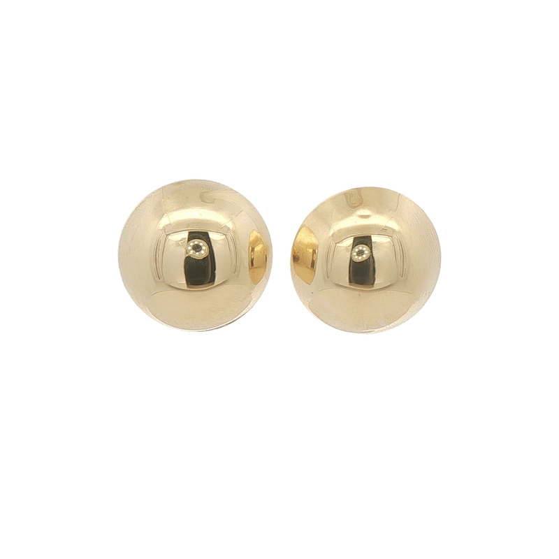14k Yellow Gold Stud Earrings