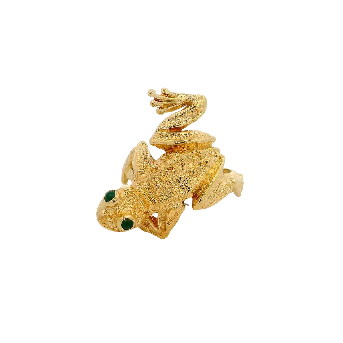 18k Yellow Gold Frog Ring