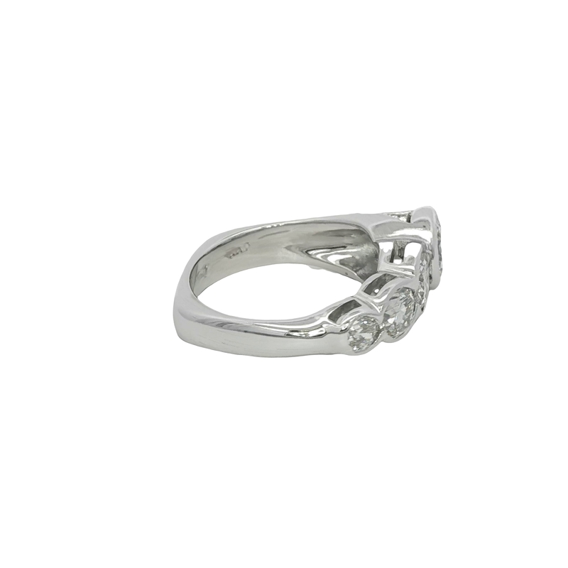 14k White Gold Diamond Estate Ring