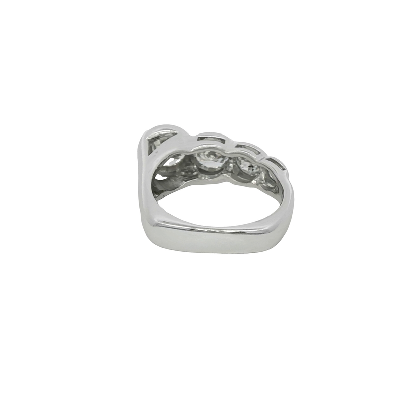14k White Gold Diamond Estate Ring