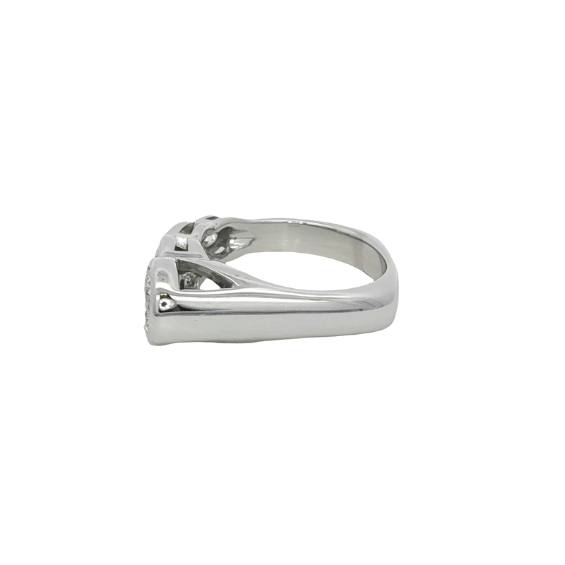 14k White Gold Diamond Estate Ring