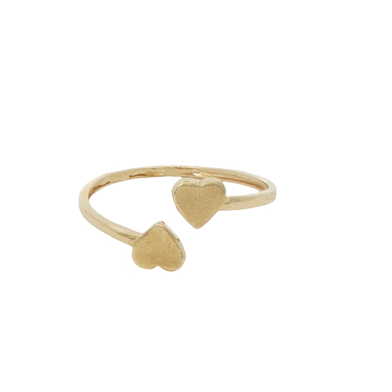 14k Yellow Gold Bypass Ring