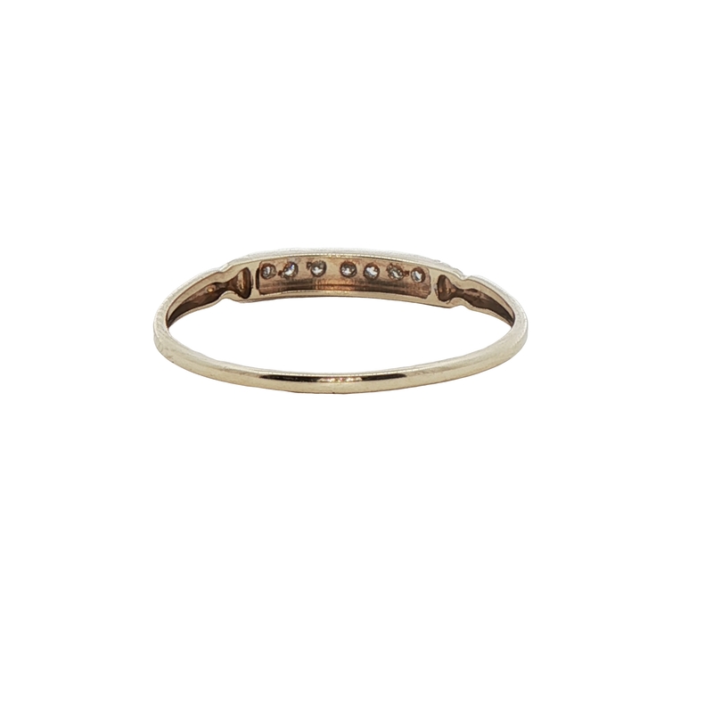 14k Two-tone Diamond Ring
