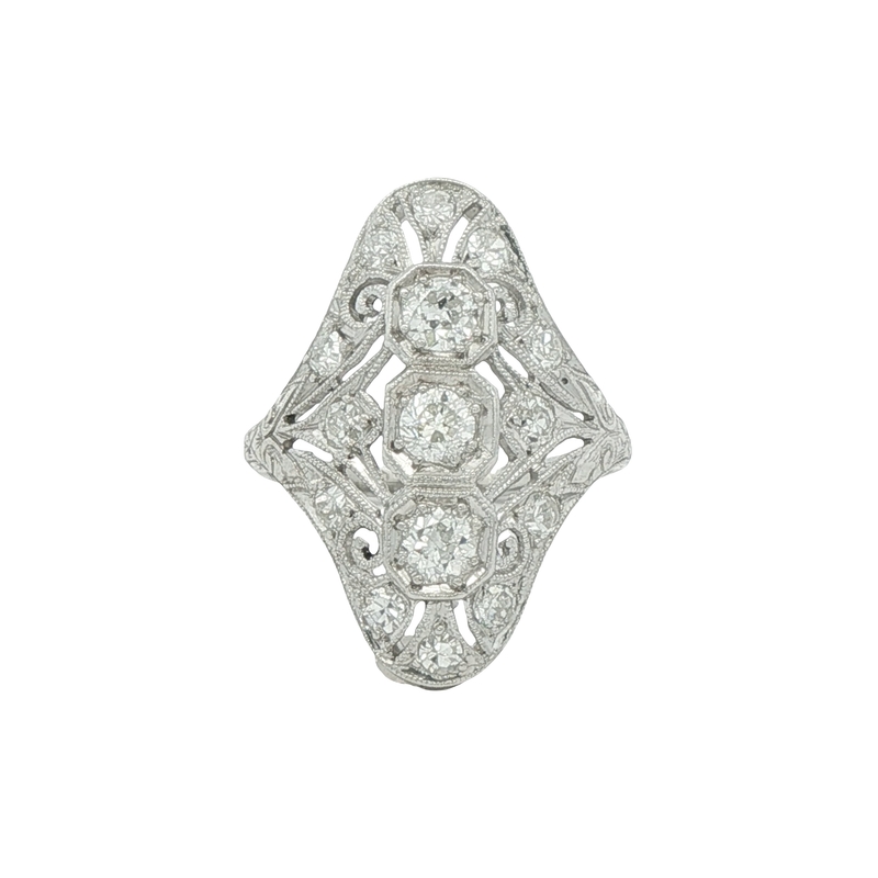 Platinum And Diamond Ring