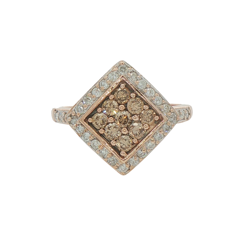 14k Rose Gold Diamond Ring