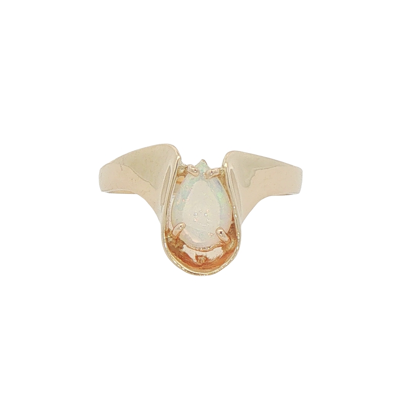 14k Yellow Gold Opal Ring