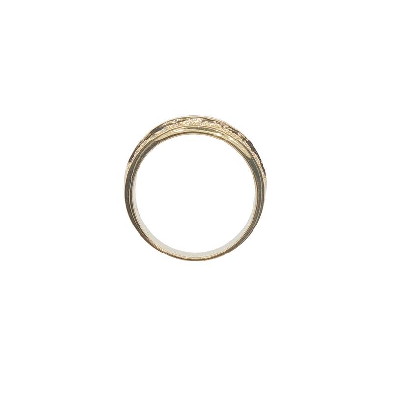 18k Yellow Gold Diamond Wedding Band