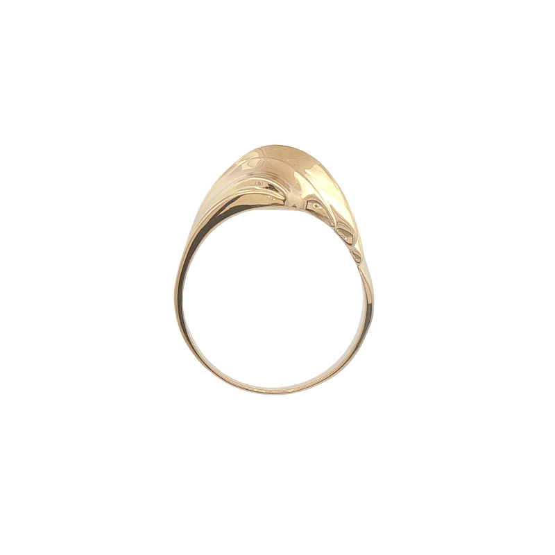 14k Yellow Gold Freeform Ring