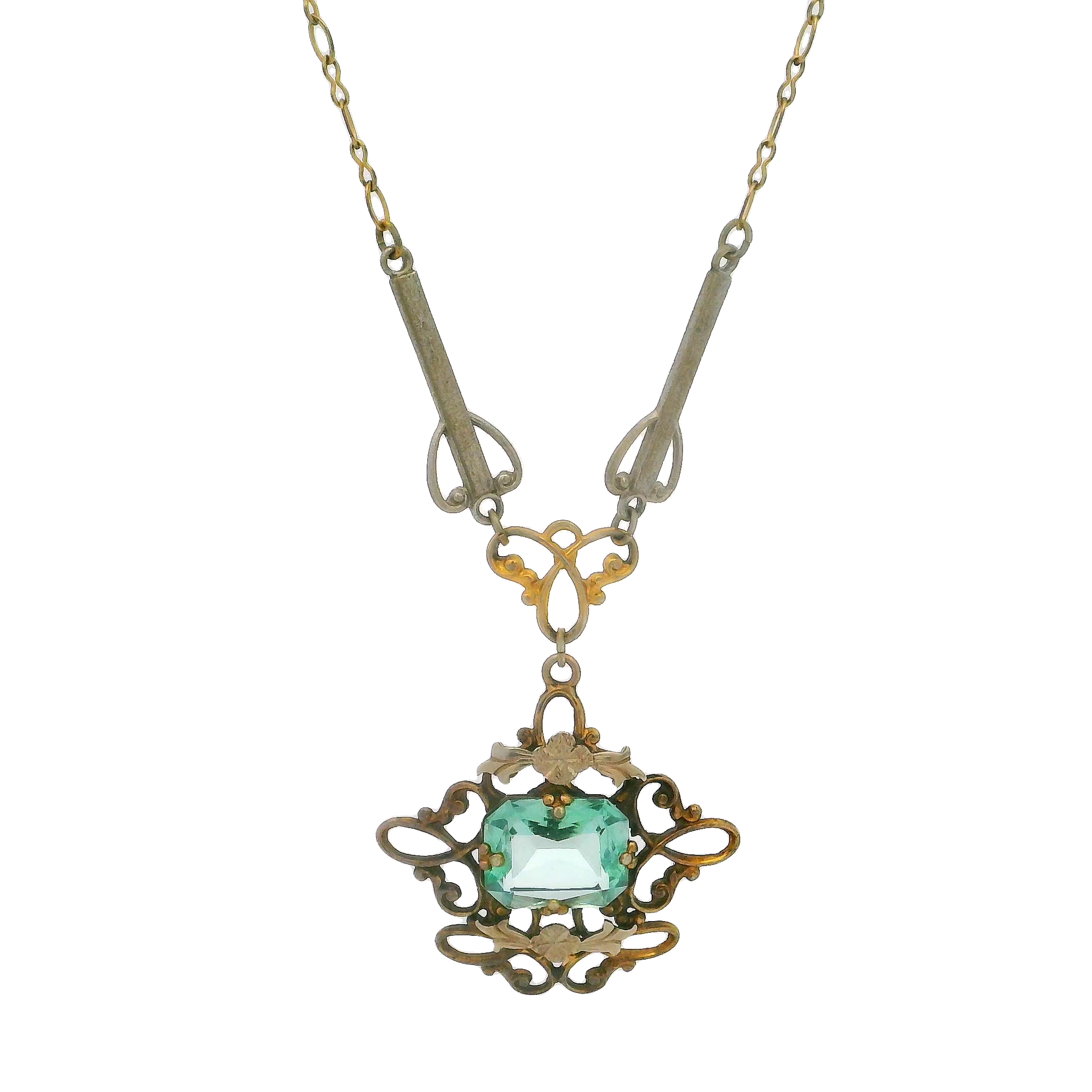Antique Gold Filled Necklace