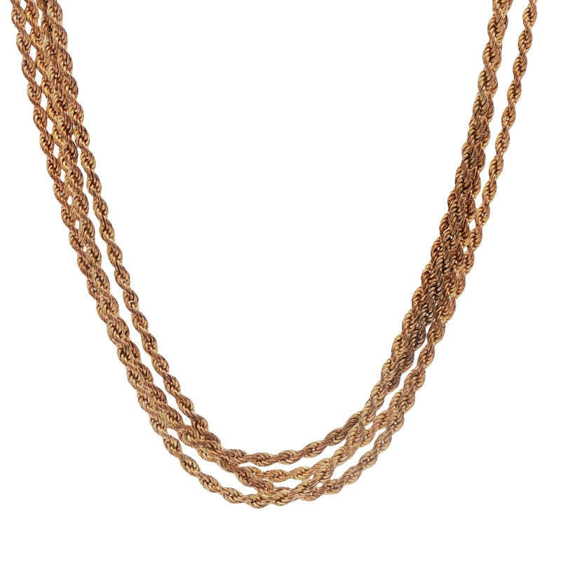 Gold Filled Rope Chain