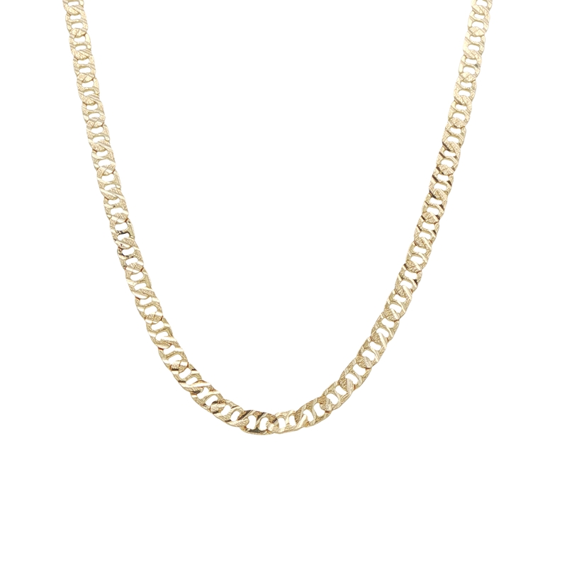 14k Yellow Gold Mariner Link Chain