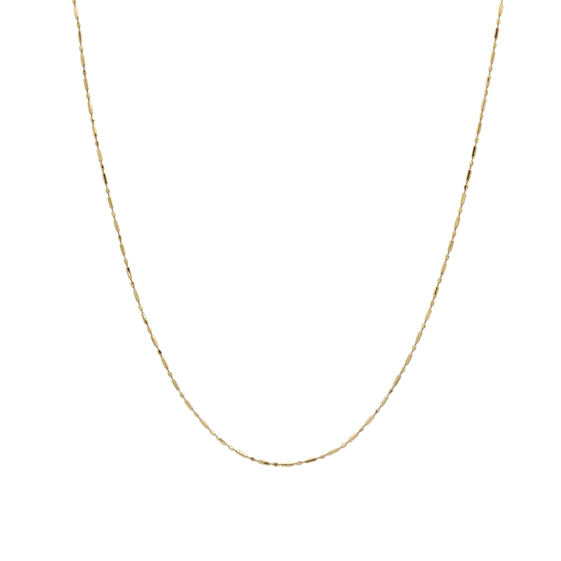 14k Yellow Gold Bead Chain