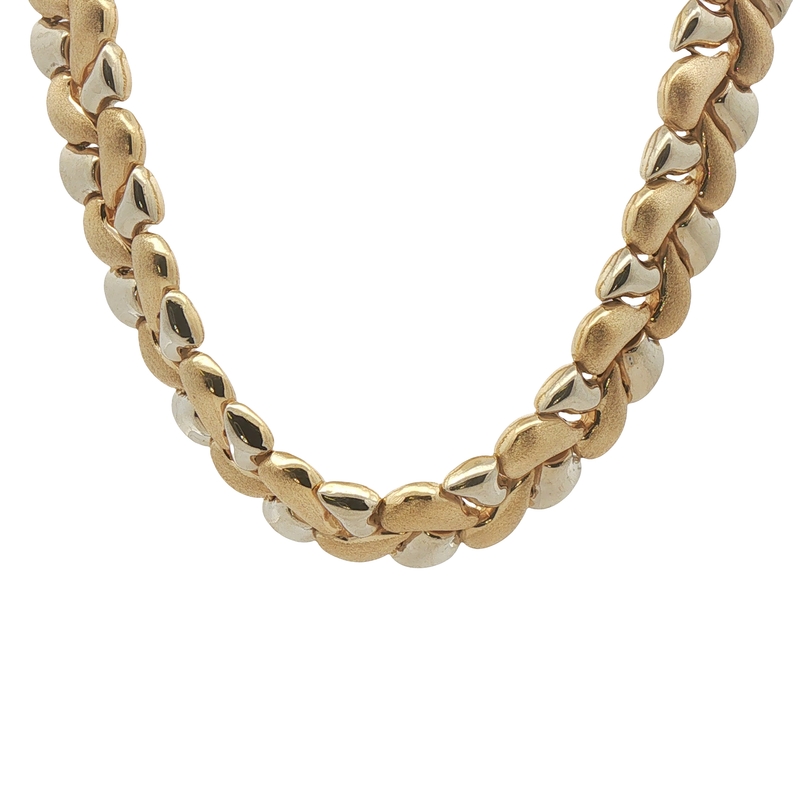 14k Yellow Gold Braid Necklace
