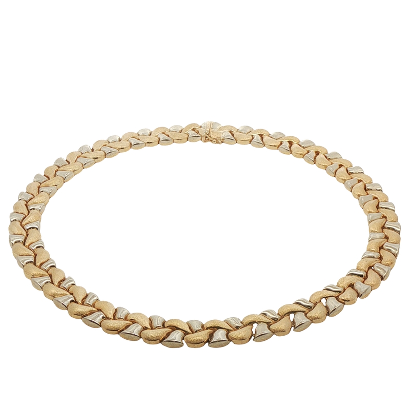 14k Yellow Gold Braid Necklace
