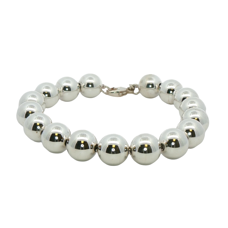 Sterling Silver Bead Bracelet