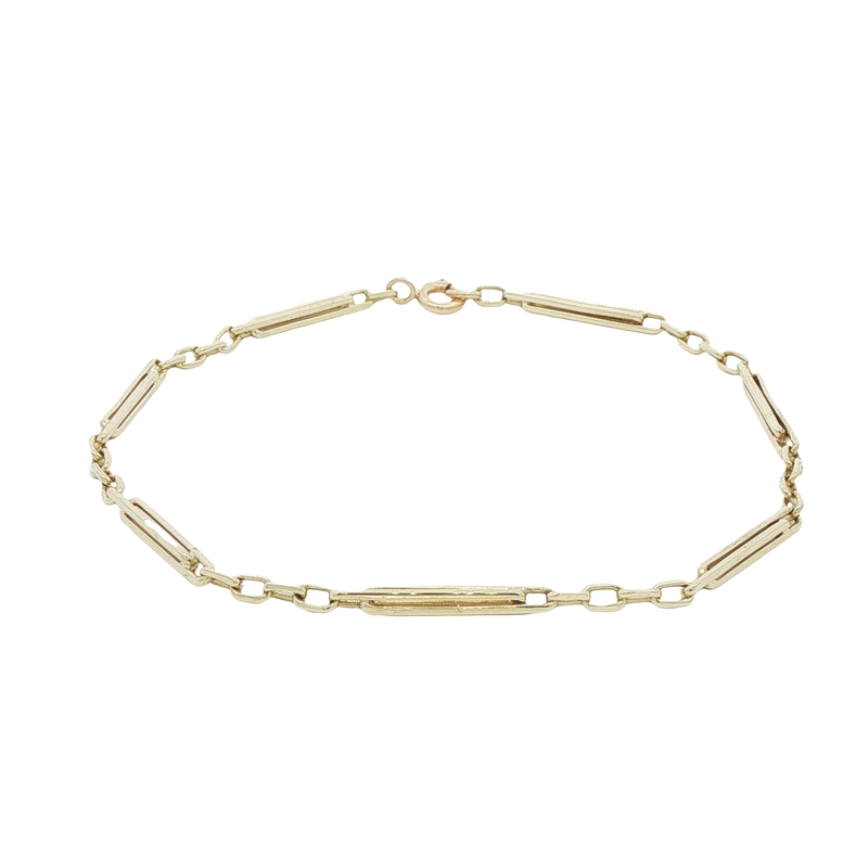 14k Yellow Gold Link Bracelet