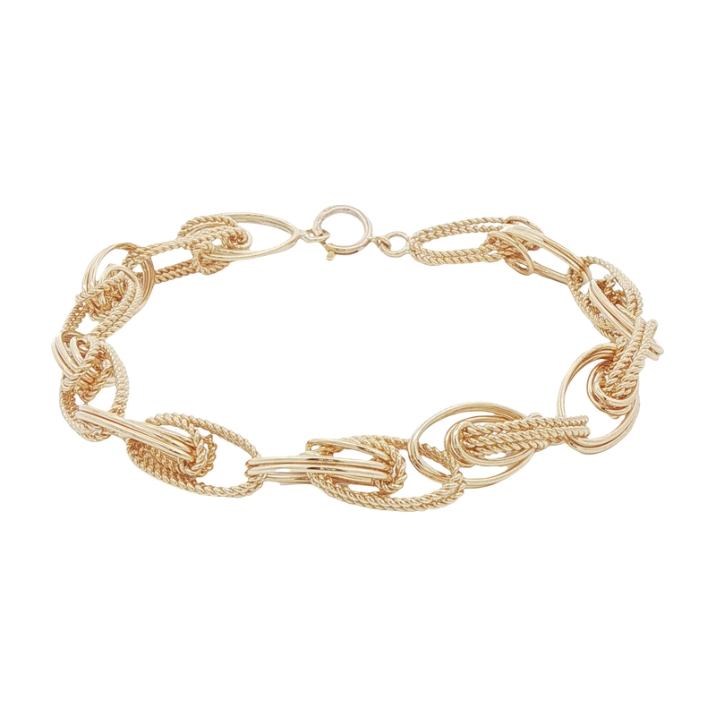 14k Yellow Gold Link Bracelet