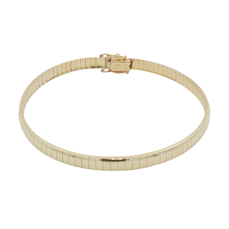 14k Yellow Gold Omega Bracelet