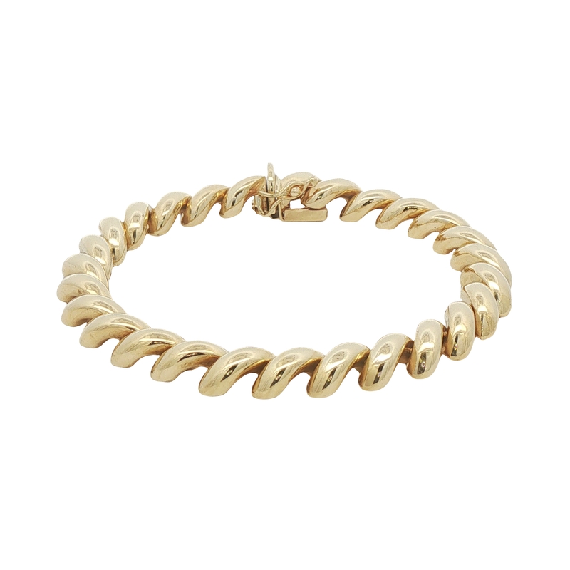 14k Yellow Gold San Marco Bracelet