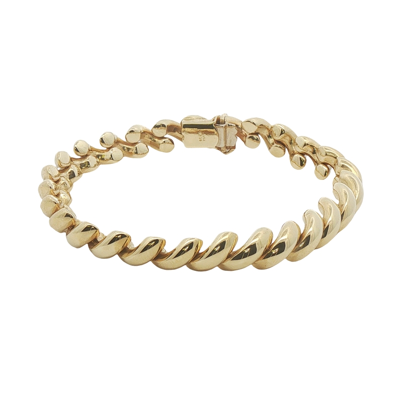 14k Yellow Gold San Marco Bracelet