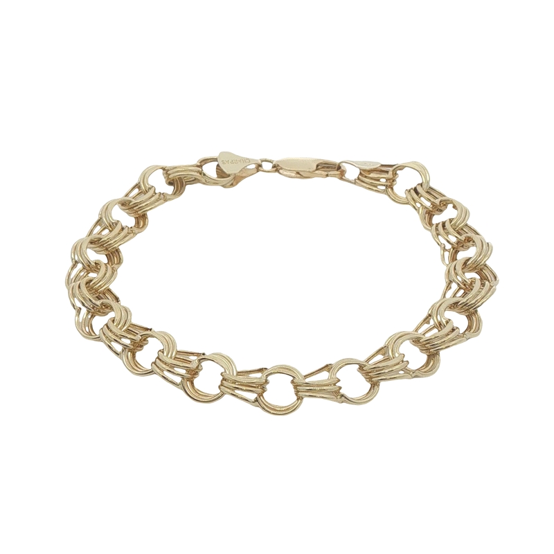 14k Yellow Gold Charm Bracelet